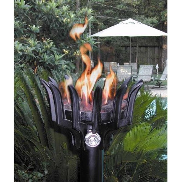 Gaslight America West Gaslight America West-1 GL051 Malumai - Hawaiian for Party Cast Aluminum Gas Powered Torch Head T7000